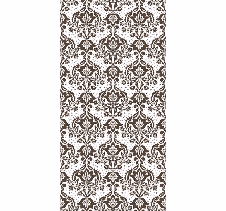 Papel tapiz vintage de estilo barroco - TenVinilo