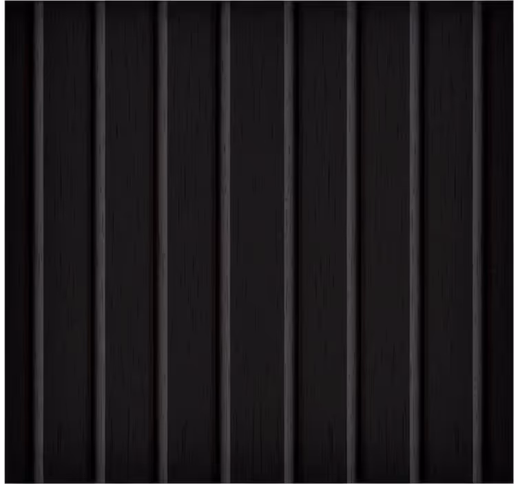 Papel tapiz para sala panel rústico negro - TenVinilo