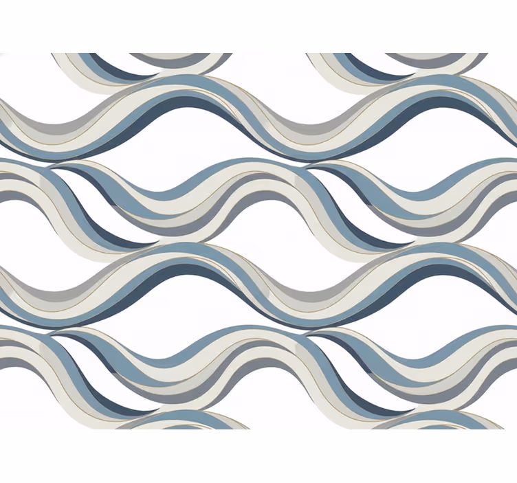Papel tapiz para sala onda de cinta abstracta moderna - TenVinilo