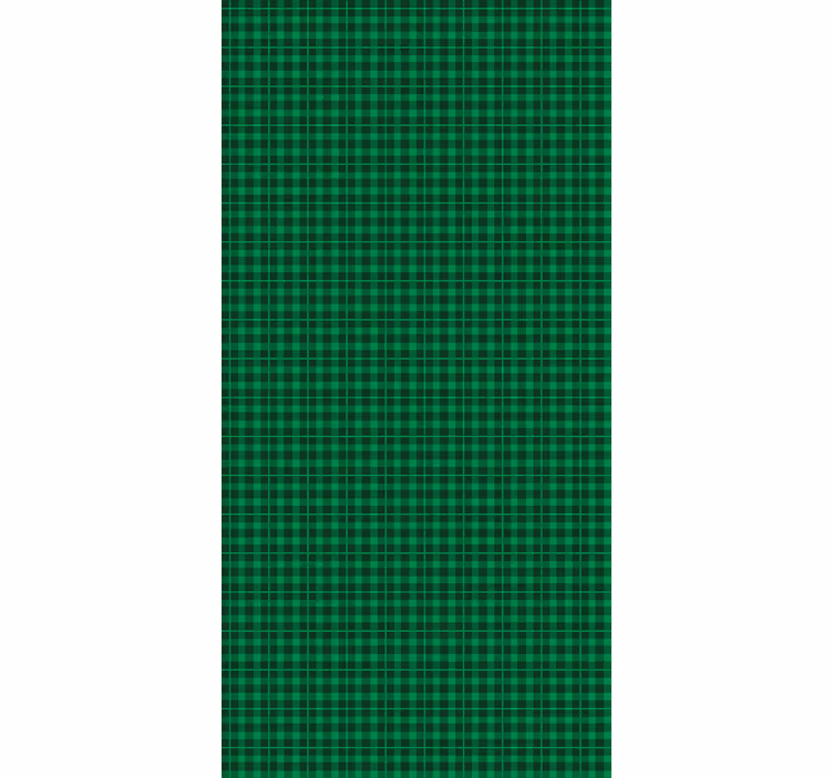 Papel tapiz textura cuadros verdes clásicos - TenVinilo