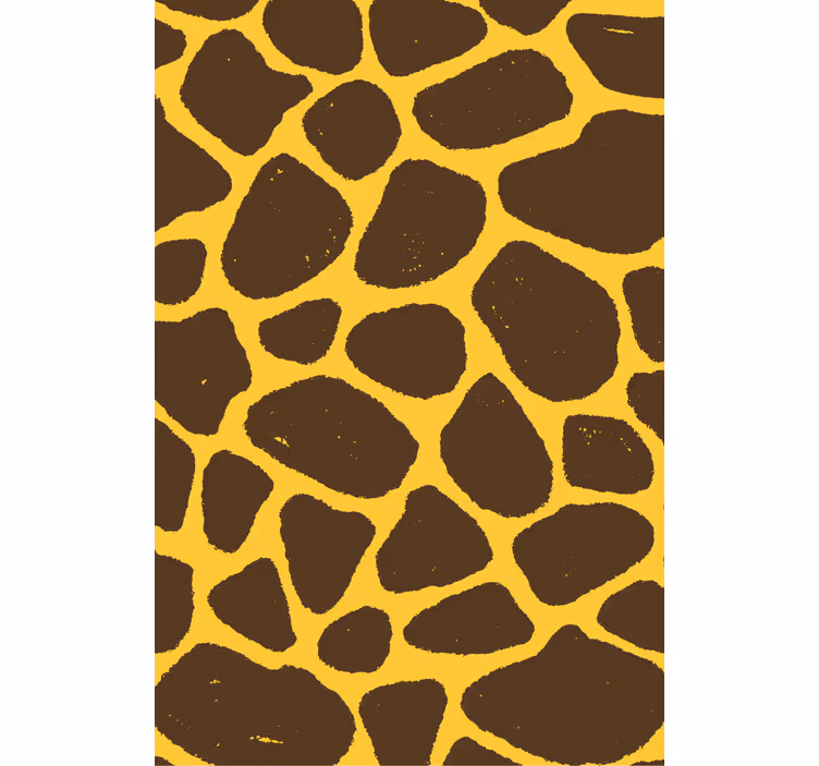 Papel tapiz para sala estampado de jirafa - TenVinilo