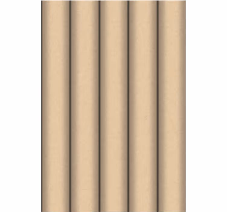 Papel tapiz para sala patrón minimalista tubo marrón - TenVinilo
