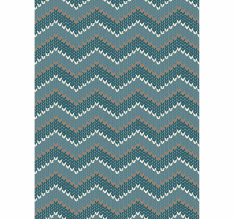 Papel tapiz para sala imitación de fibra natural azul - TenVinilo