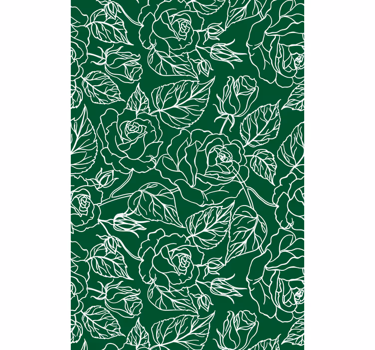 Papel tapiz para sala arreglo botánico elegante - TenVinilo