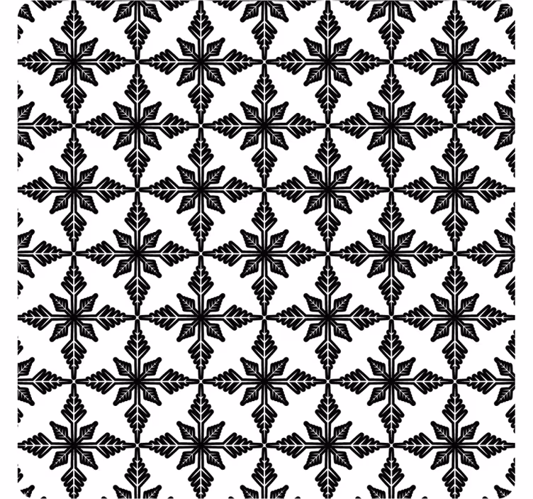 Papel tapiz azulejos baldosas antiguas en blanco y negro - TenVinilo