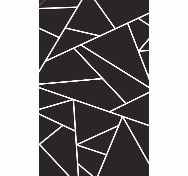 Papel tapiz geométrico arreglo angular abstracto - TenVinilo