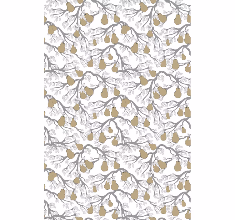 Papel tapiz árboles patrón de corteza escandinava - TenVinilo