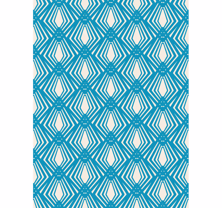 Papel tapiz moderno diseño abstracto minimalista azul - TenVinilo