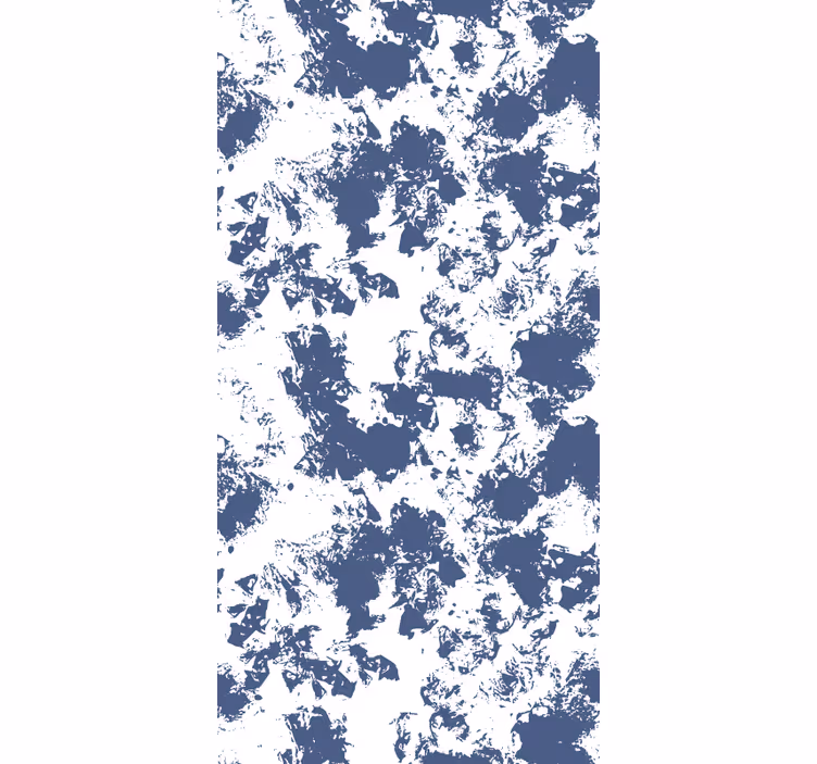 Papel tapiz moderno proceso de pintura azul cosmopolita - TenVinilo