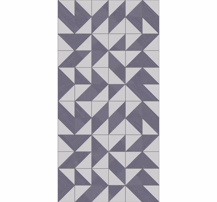 Papel tapiz moderno armonía de patrones geométricos - TenVinilo