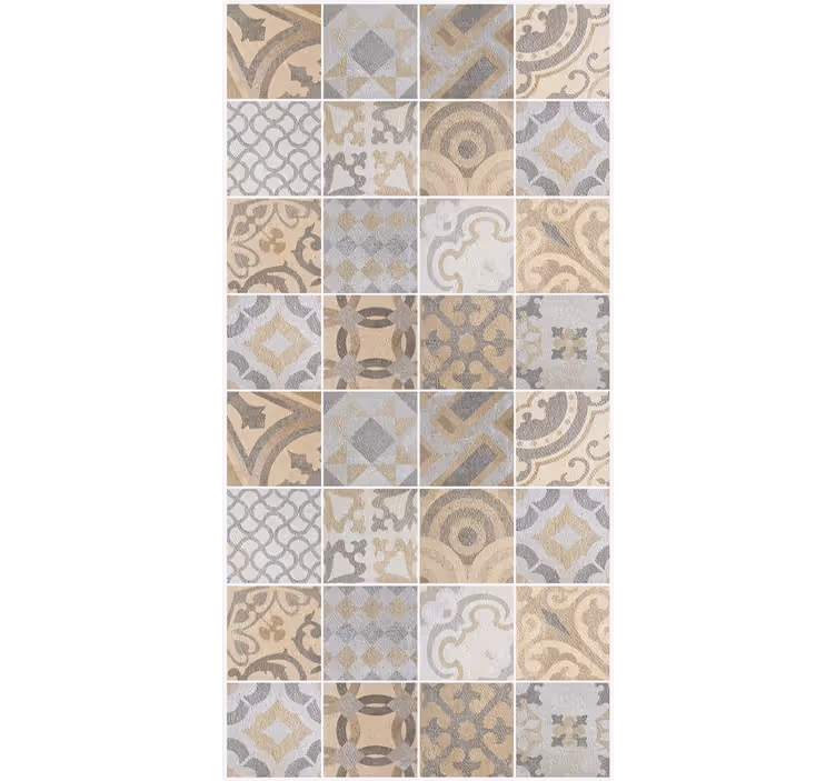 Papel tapiz cocina cemento naranja - TenVinilo