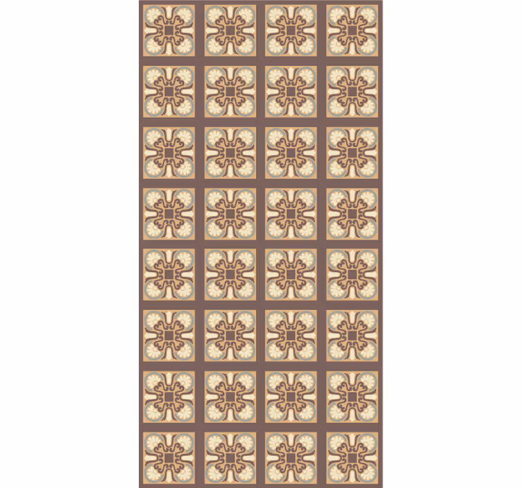 Papel tapiz cocina patrón de azulejos cerámicos - TenVinilo