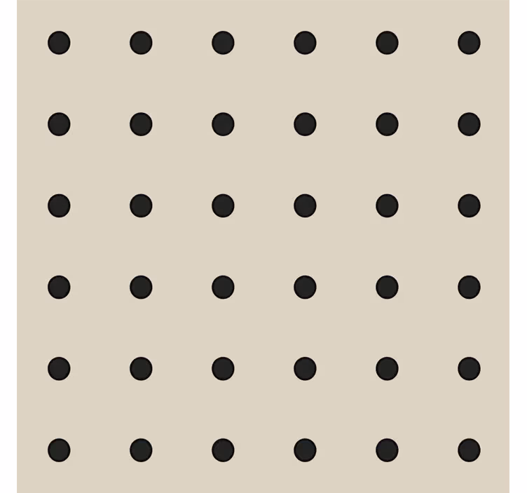 Papel tapiz cocina beige con puntos de lunares - TenVinilo