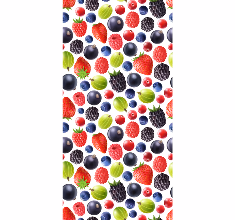 Papel tapiz cocina colección berries - TenVinilo
