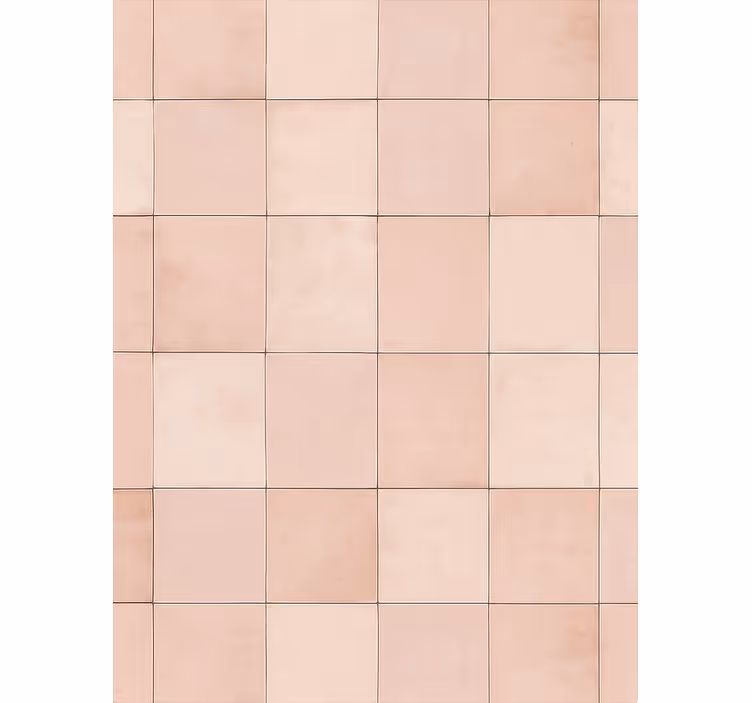 Papel tapiz cocina patrón de azulejos rosas - TenVinilo