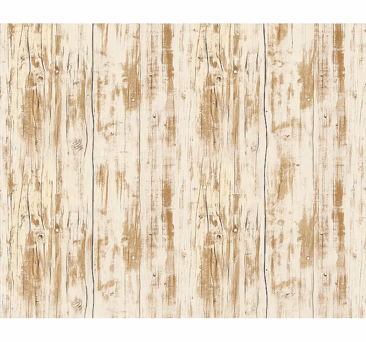 Papel tapiz para sala tablones de madera blanqueada - TenVinilo