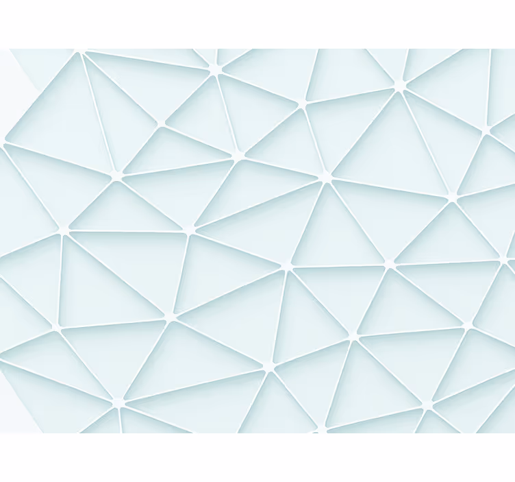 Papel tapiz para sala diseño de triángulos abstractos - TenVinilo