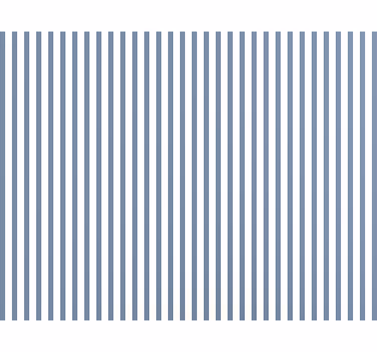 Papel tapiz para sala rayas repetitivas azul y blanco - TenVinilo