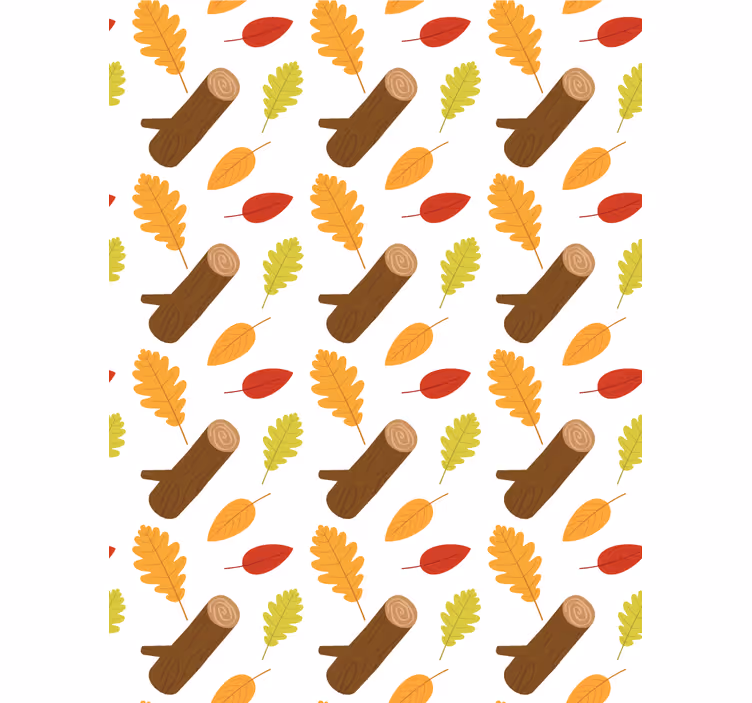 Papel tapiz floral árboles multicolores - TenVinilo