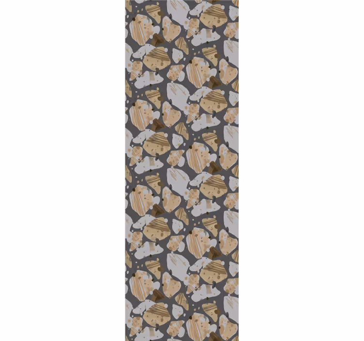 Papel tapiz para recámara diseño terrazzo cemento - TenVinilo