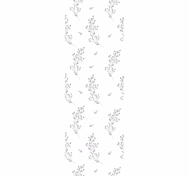 Papel tapiz para recámara flores silvestres claras - TenVinilo