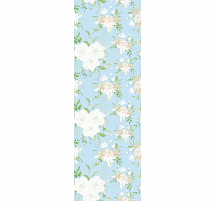 Papel tapiz para recámara estilo grandmillenial floral - TenVinilo