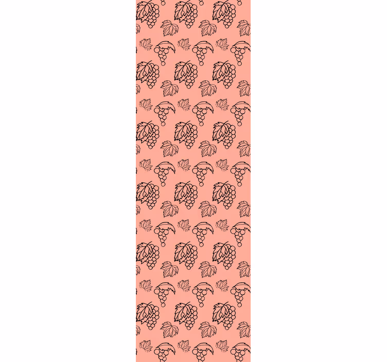 Papel tapiz para recámara diseño uvas rosas africano - TenVinilo