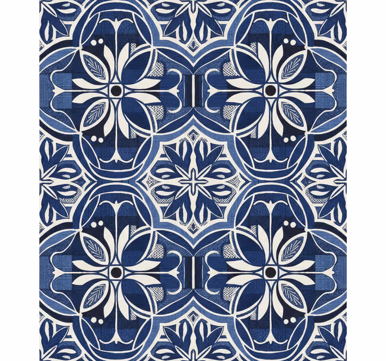 Papel tapiz navy patrón de telas navy - TenVinilo