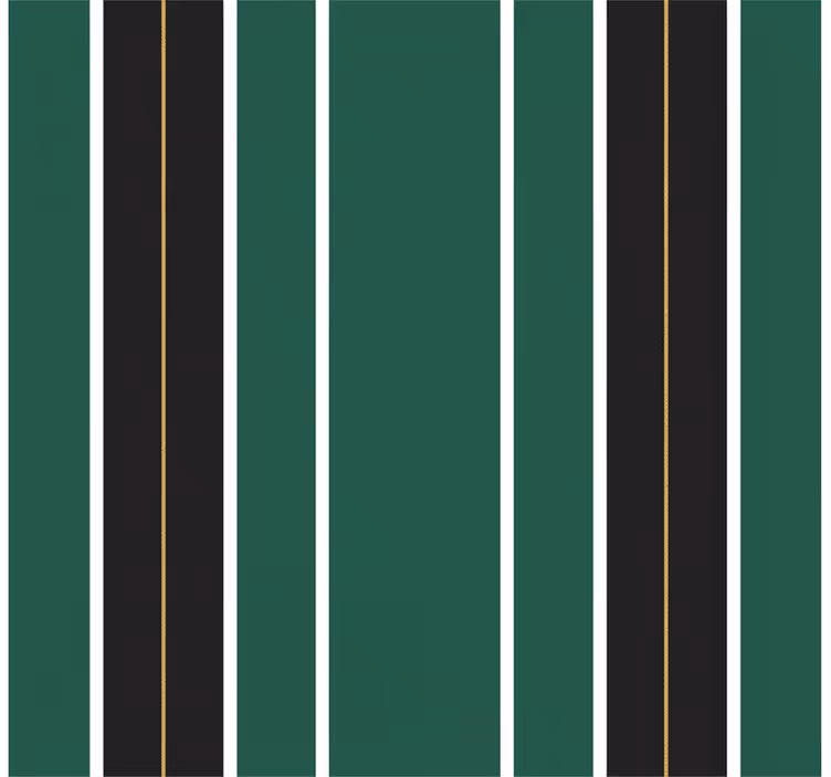 Papel tapiz rayas verticales verde y negro - TenVinilo