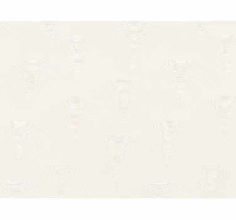 Papel tapiz rayas arcos superpuestos blanco cálido - TenVinilo