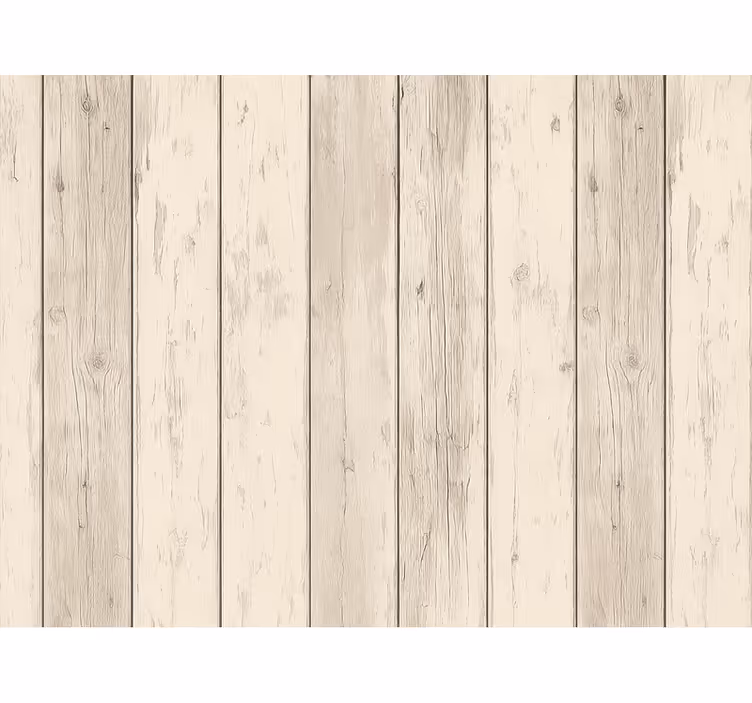 Papel tapiz madera blanco cálido envejecido - TenVinilo