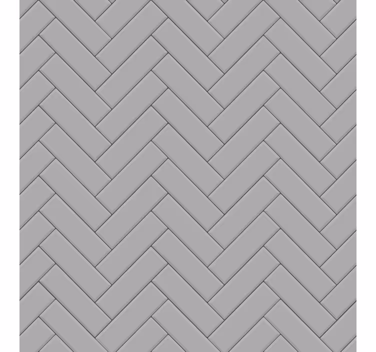 Papel tapiz metal en azulejos gris espiga - TenVinilo