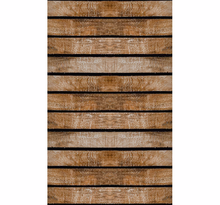 Papel tapiz marrón palé de madera - TenVinilo