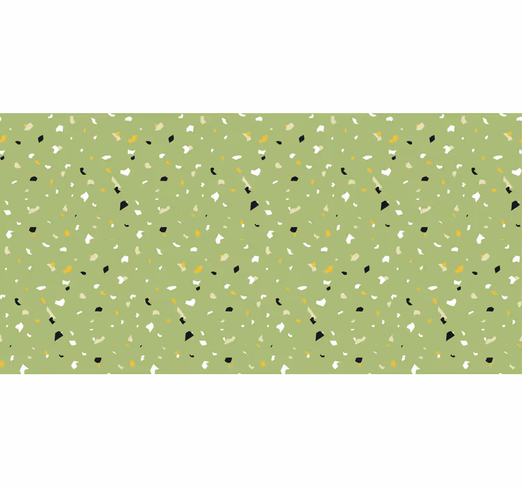 Papel tapiz verde terrazzo verde - TenVinilo