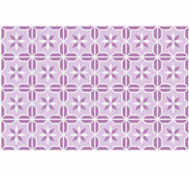 Papel tapiz rosa geométrico malva - TenVinilo