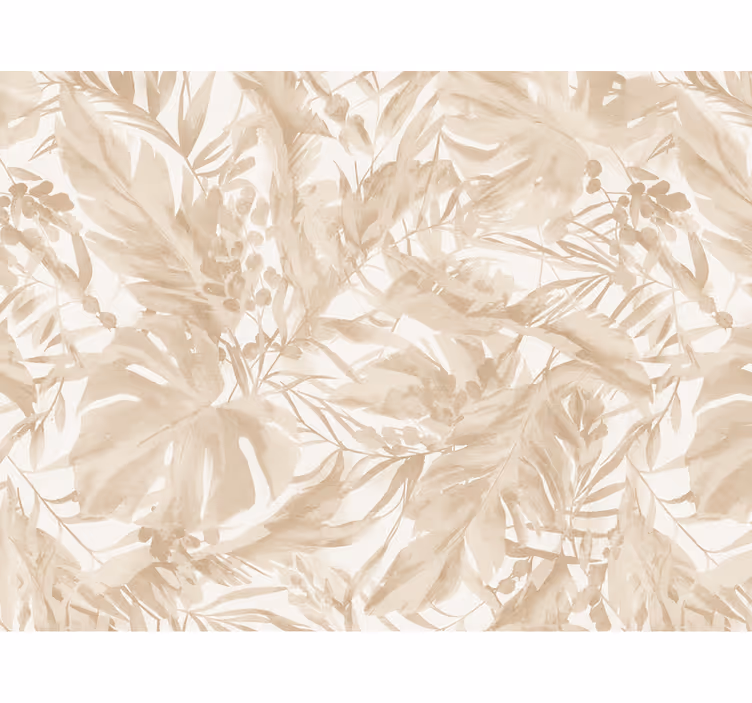 Papel tapiz paisaje con motivo de palmeras - TenVinilo