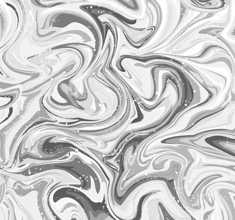 Papel pintado de mármol blanco y negro clásico - TenVinilo