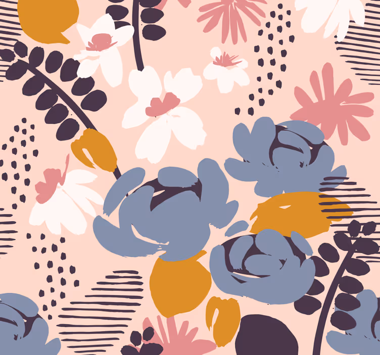 Papel pintado hojas de primavera - TenVinilo