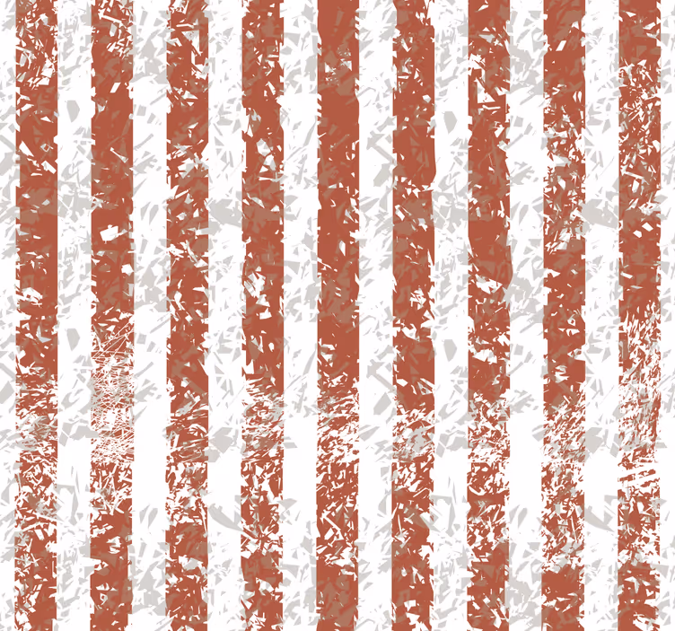 Papel pintado rayas verticales blancas y rojas - TenVinilo