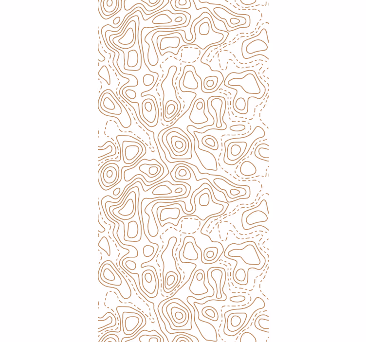 Papel tapiz abstracto contornos abstractos - TenVinilo