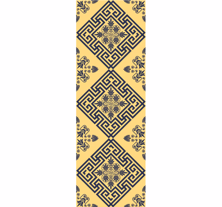 Papel tapiz azulejos azulejo geométrico - TenVinilo