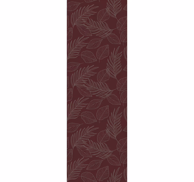 Papel pintado floral Textura de la planta - TenVinilo