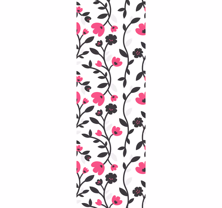 Papel tapiz flores patrón de flores florales - TenVinilo