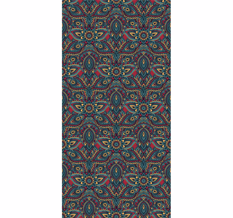 Papel tapiz ornamental fusión de mandalas - TenVinilo