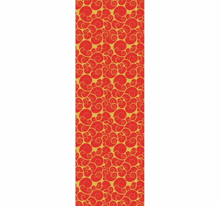 Papel tapiz para sala diseño de remolinos ornados - TenVinilo