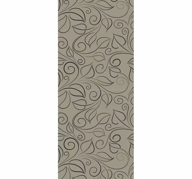 Papel tapiz ornamental remolinos elegantes - TenVinilo