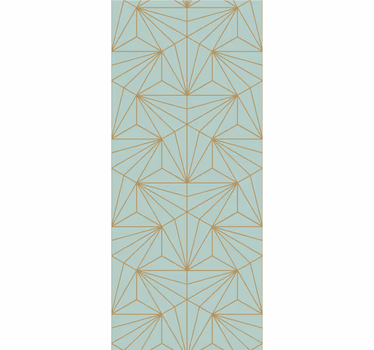 Papel pintado rayas Oro verde estilo escandinavo - TenVinilo