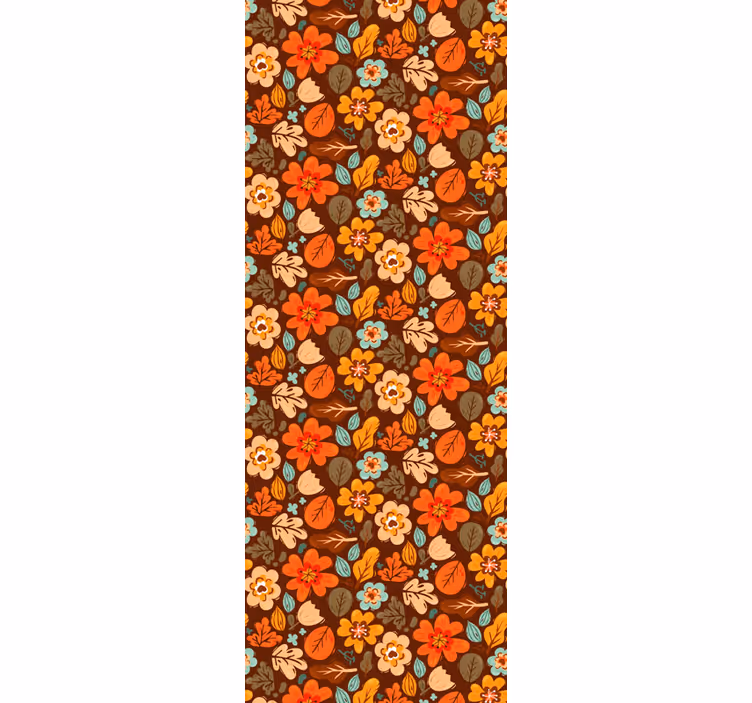 Papel de pared Flores de otoño - TenVinilo