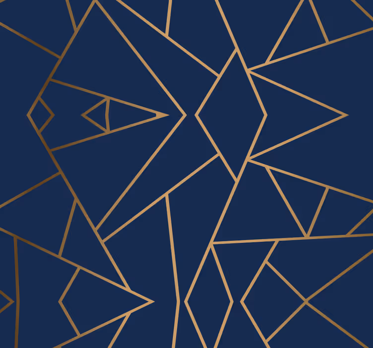 Papel tapiz geométrico líneas angulares abstractas - TenVinilo