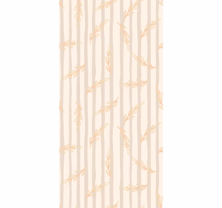 Papel pintado rayas verticales Beige elegante - TenVinilo